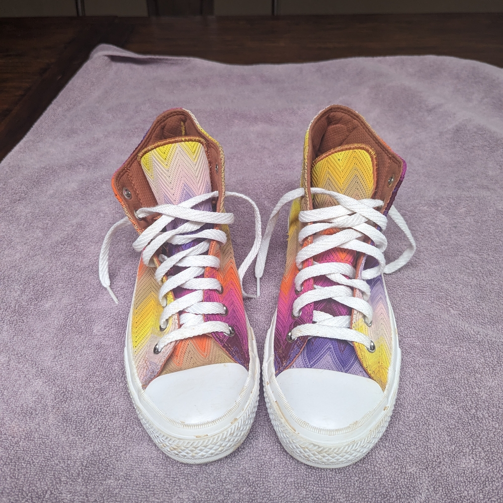 Converse Colorful Zigzag High-Tops